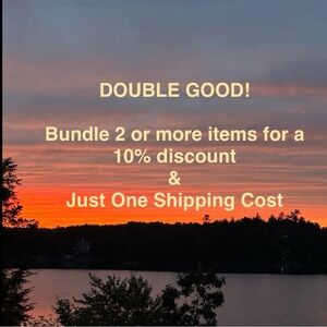 BUNDLE 2 OR MORE FOR 10% DISCOUNT AND A SINGLE SHIPPING like a shipping BOGO!